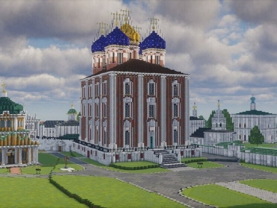 Minecraft Inpo Рязанский кремль теперь доступен в компьютерной игре Minecraft - RG62 ...